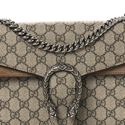 Gucci GG Supreme Monogram Small Dionysus Shoulder Bag Taupe Taupe 8 of 13