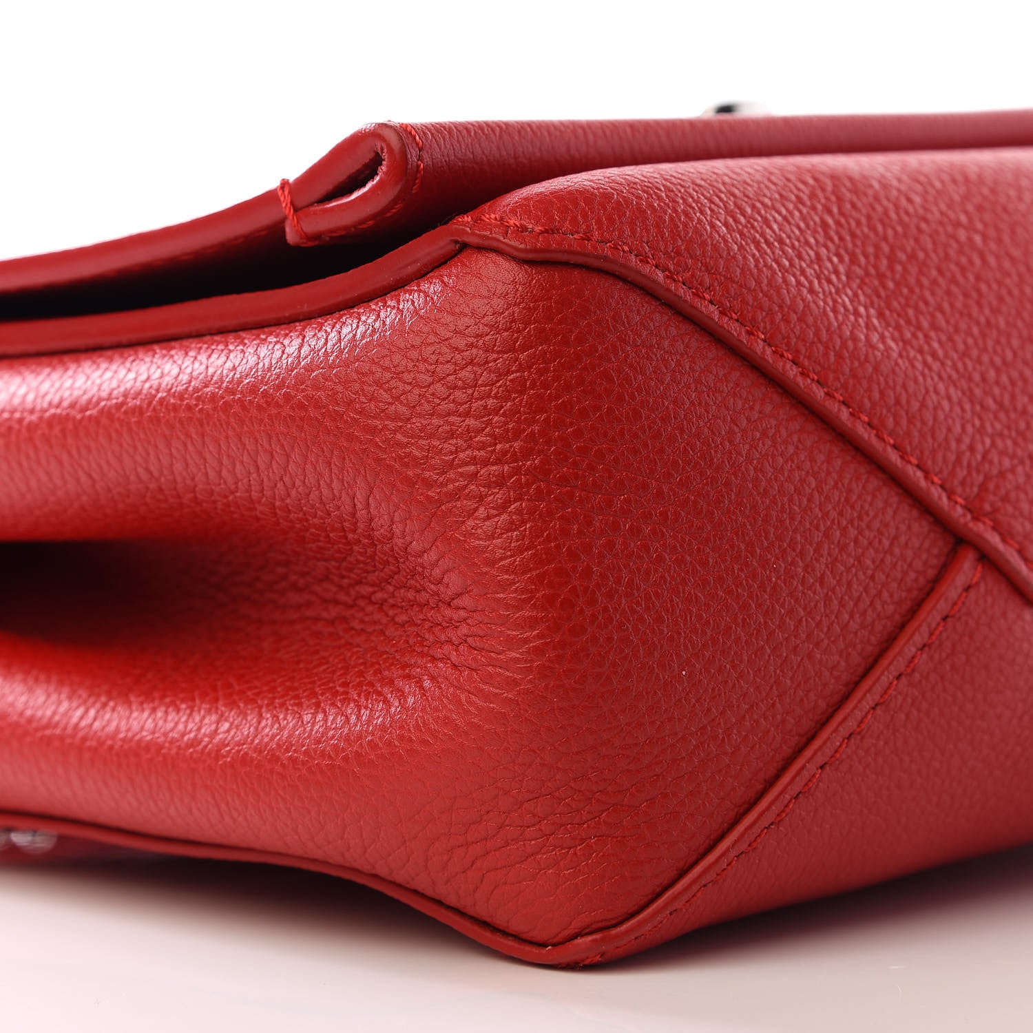 Louis Vuitton Calfskin Lockme II Chain Bag BB Rubis 7 of 9