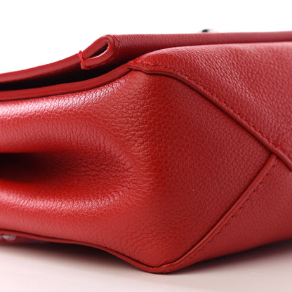 Louis Vuitton Calfskin Lockme II Chain Bag BB Rubis 7 of 9