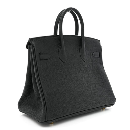 Hermes Togo Birkin 25 Black 3 of 9