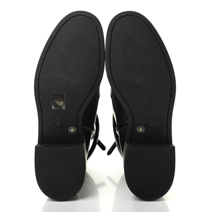 Gucci Flores Calfskin Nappa Matelasse GG 40mm Ankle Boots 40 Black 5 of 8