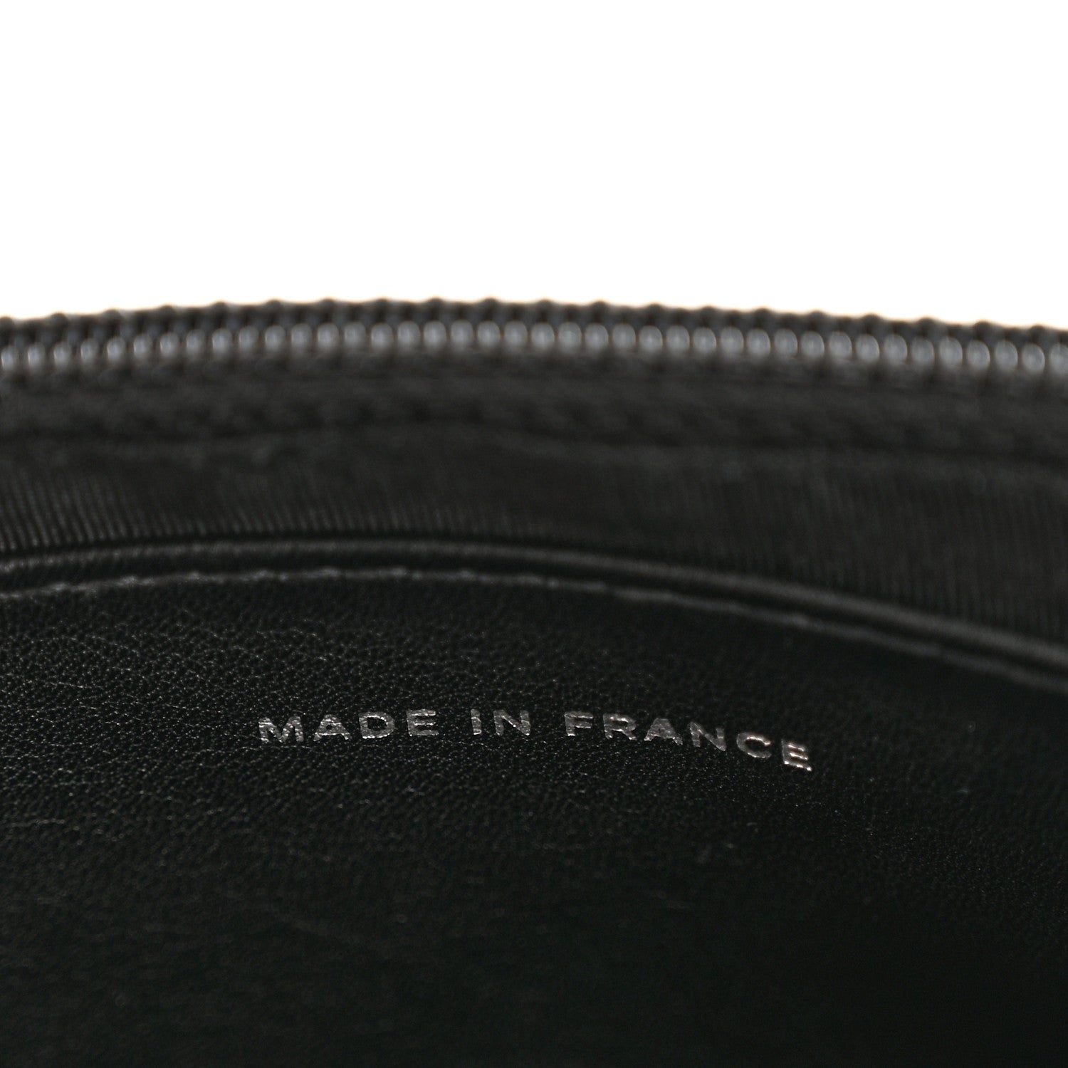 Chanel Caviar Half Moon Wallet On Chain WOC Black 8 of 14