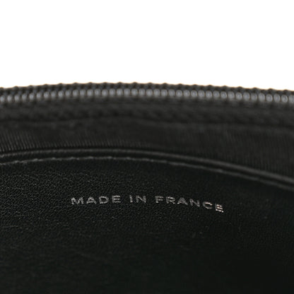 Chanel Caviar Half Moon Wallet On Chain WOC Black 8 of 14