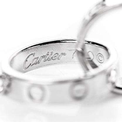 Cartier 18K White Gold Interlocking LOVE Bracelet 4 of 4