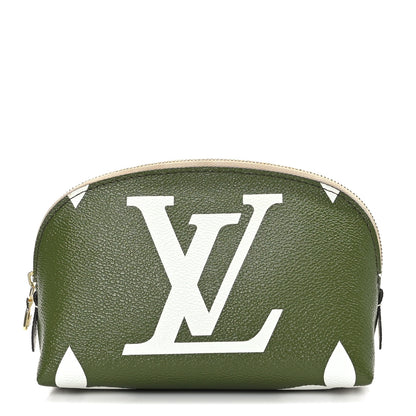 Louis Vuitton Monogram Giant Cosmetic Pouch Kaki 1 of 8
