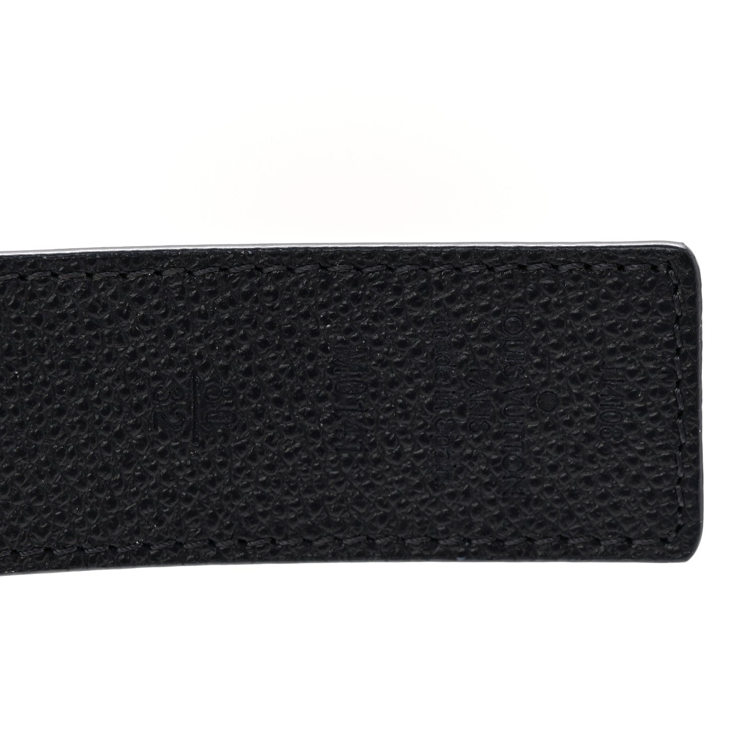Louis Vuitton Calfskin Monogram 30mm LV Initiales Reversible Belt 80 32 Marine 6 of 7