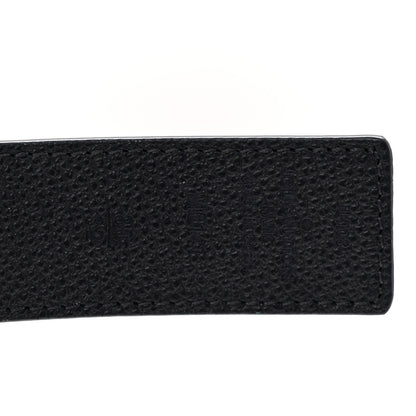 Louis Vuitton Calfskin Monogram 30mm LV Initiales Reversible Belt 80 32 Marine 6 of 7