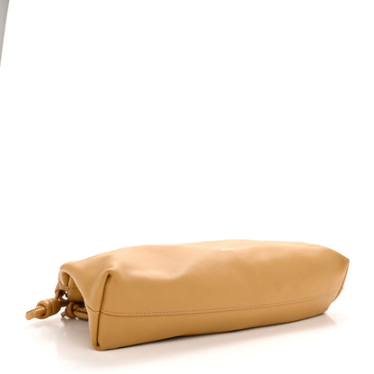 Loewe Mellow Nappa Donut Chain Large Flamenco Knot Clutch  Sahara 4 of 10