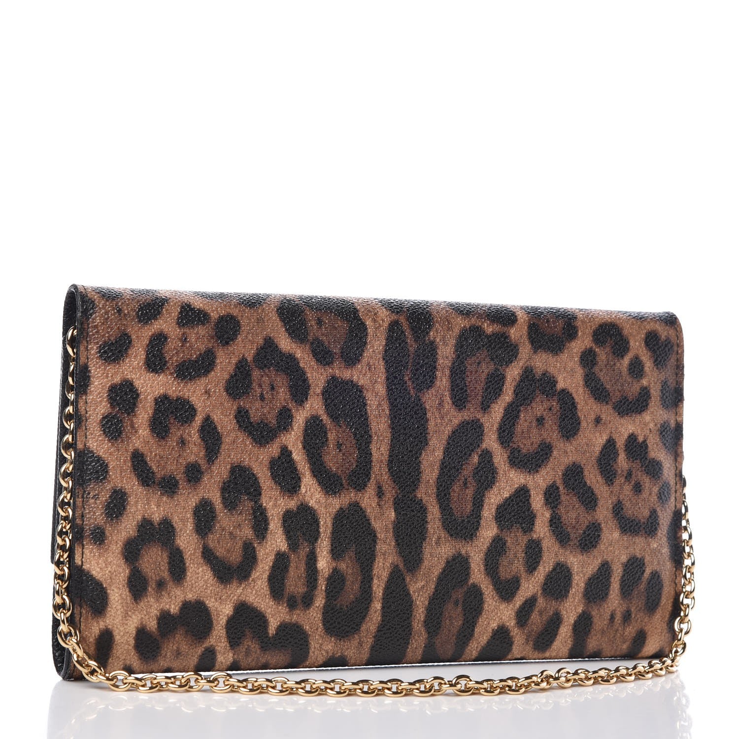 Dolce & Gabbana Dauphine Nina Flap Clutch Leopard 4 of 11
