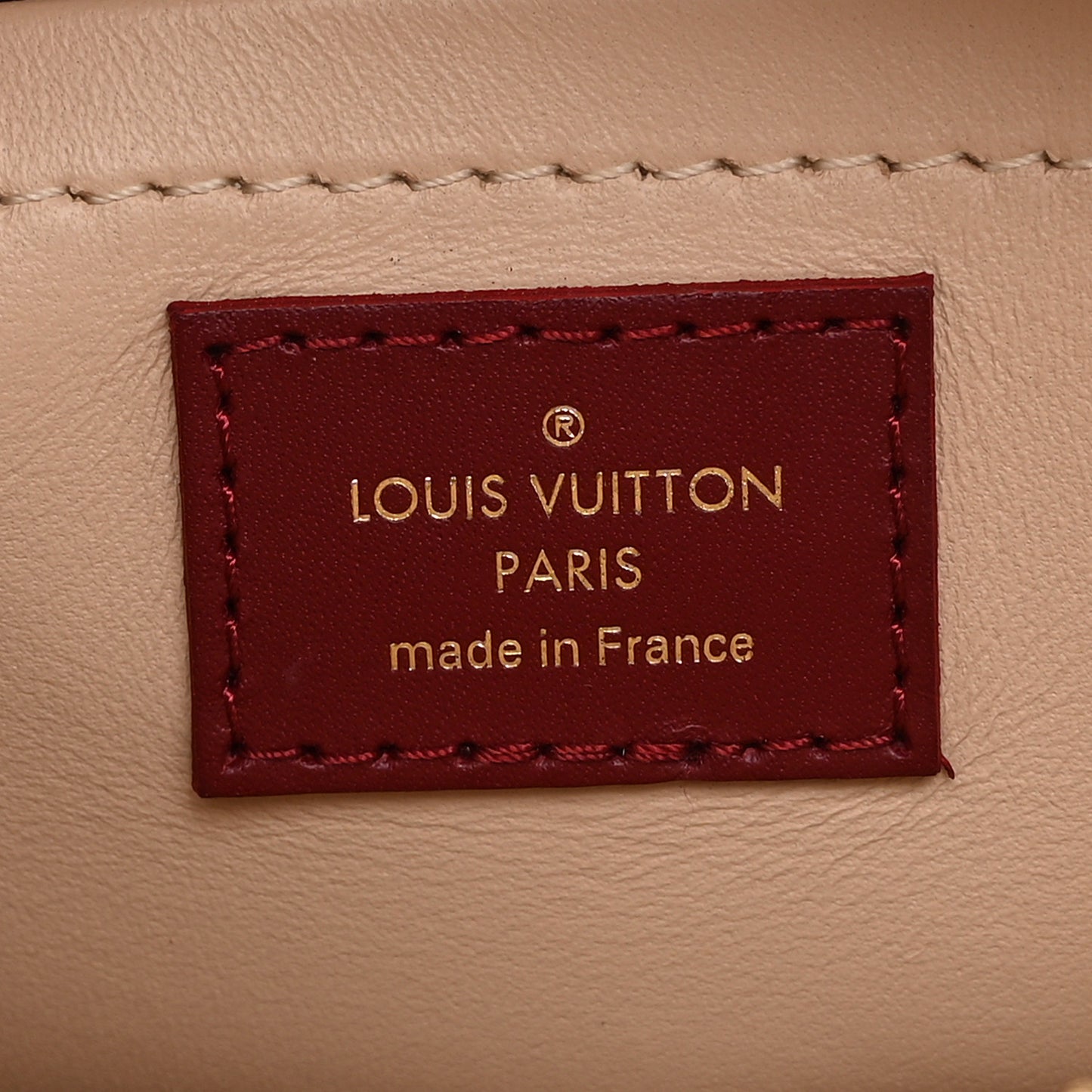 Lambskin Malletage Mini Dora Carmine