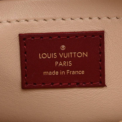 Louis Vuitton Lambskin Malletage Mini Dora Carmine 6 of 10