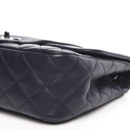 Chanel Lambskin Quilted Elementary Chic Flap Navy 12 of 13