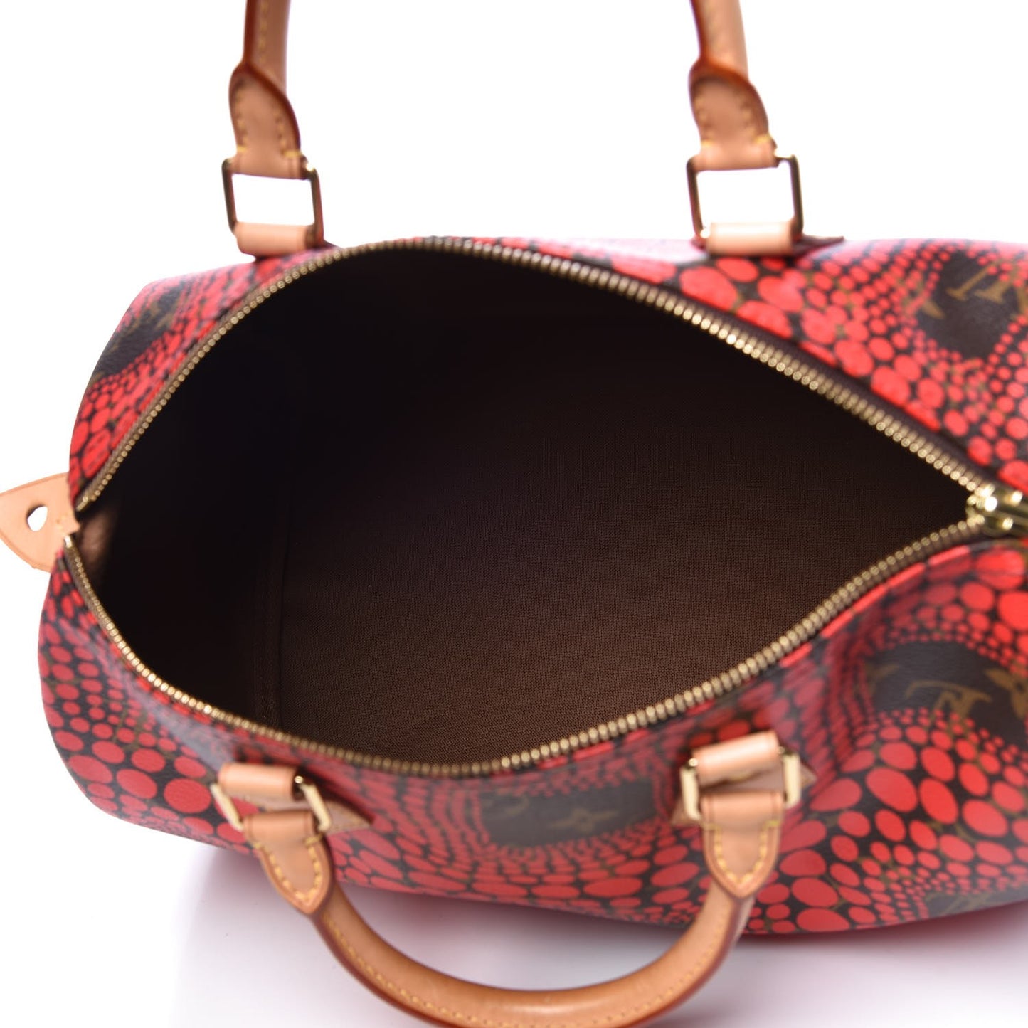 Monogram Kusama Town Speedy 30 Red