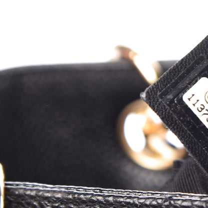 Chanel Caviar Quilted Petit Shopping Tote PST Black 7 of 8