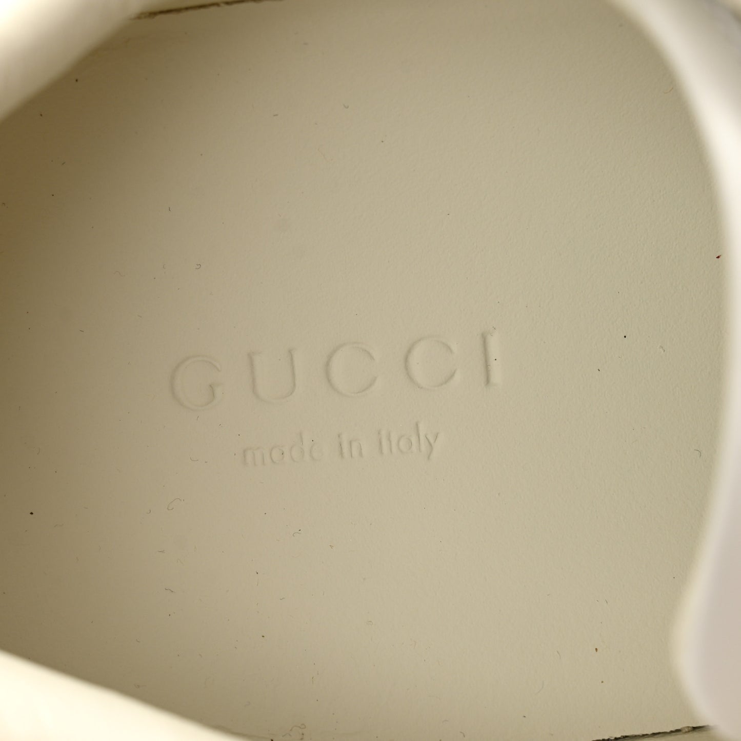 Calfskin Interlocking G Perforated Womens Ace Sneakers 38.5 White Grey Sky