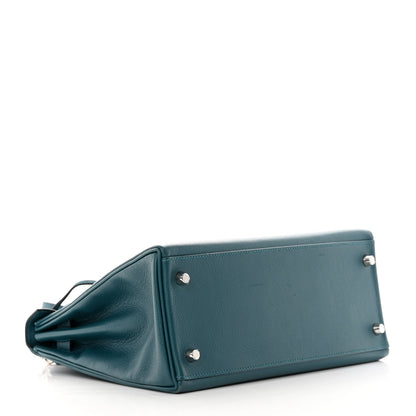 Hermes Evercolor Verso Kelly Retourne 28 Colvert Bleu Atoll 4 of 17