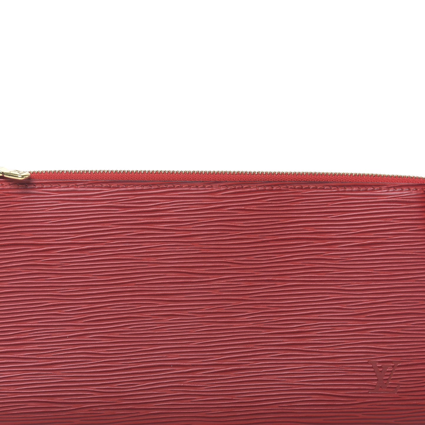 Epi Pochette Accessories 24 Castillan Red