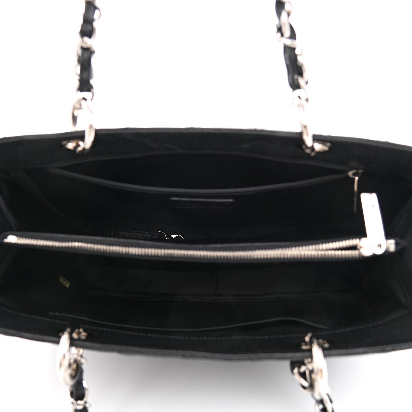 Caviar Quilted Grand Shopping Tote GST Black