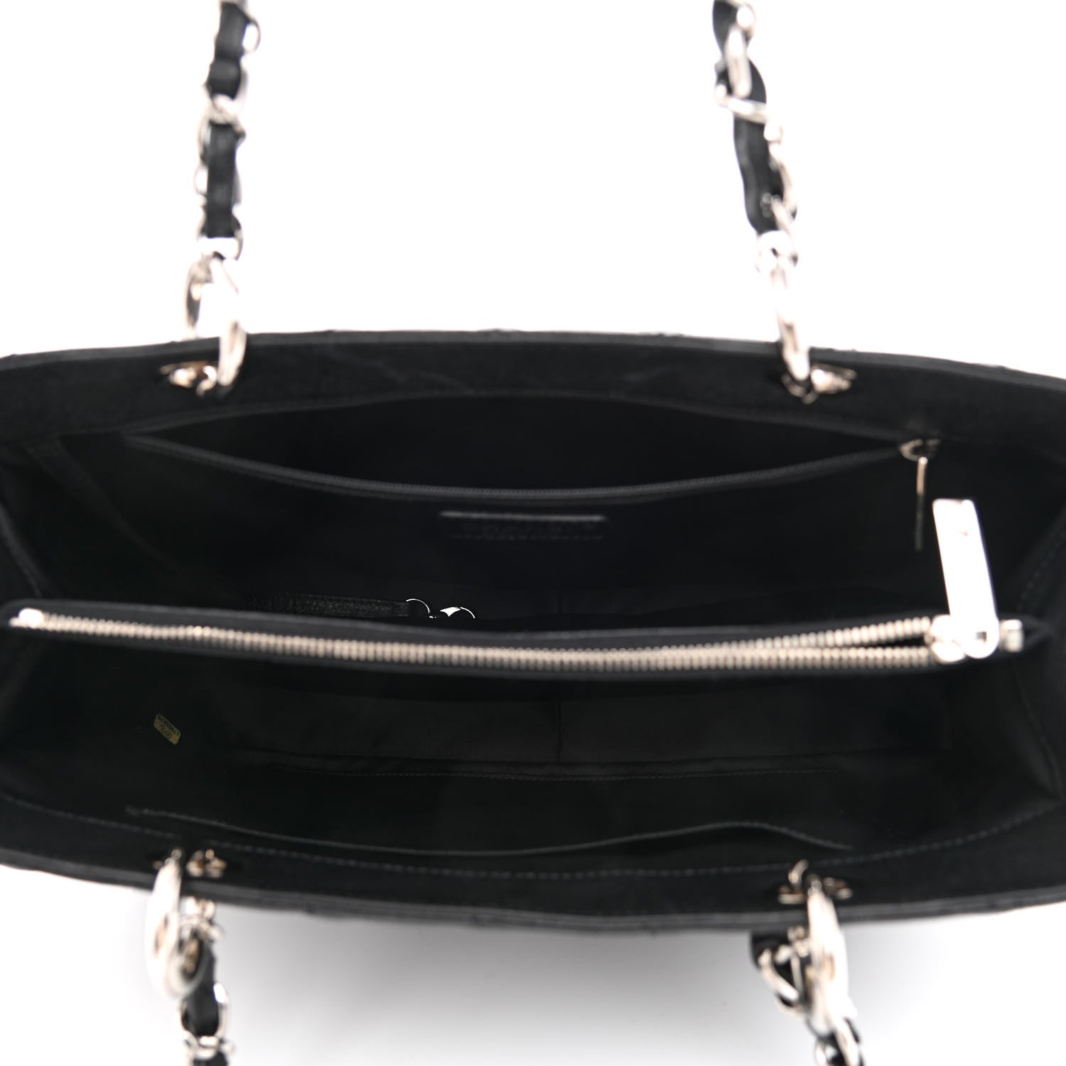 Chanel Caviar Quilted Grand Shopping Tote GST Black 5 of 10