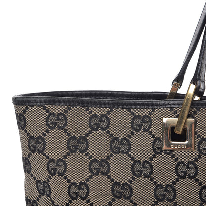 Gucci Monogram Large Bucket Tote Black 15 of 16