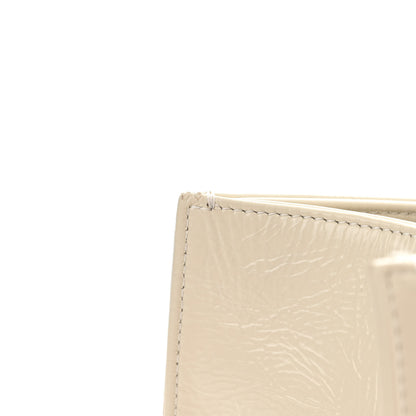 Chanel Shiny Aged Calfskin Shopping Bag White 14 of 16