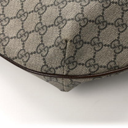 Gucci GG Supreme Monogram Web Ophidia Half Moon Hobo Brown 11 of 11