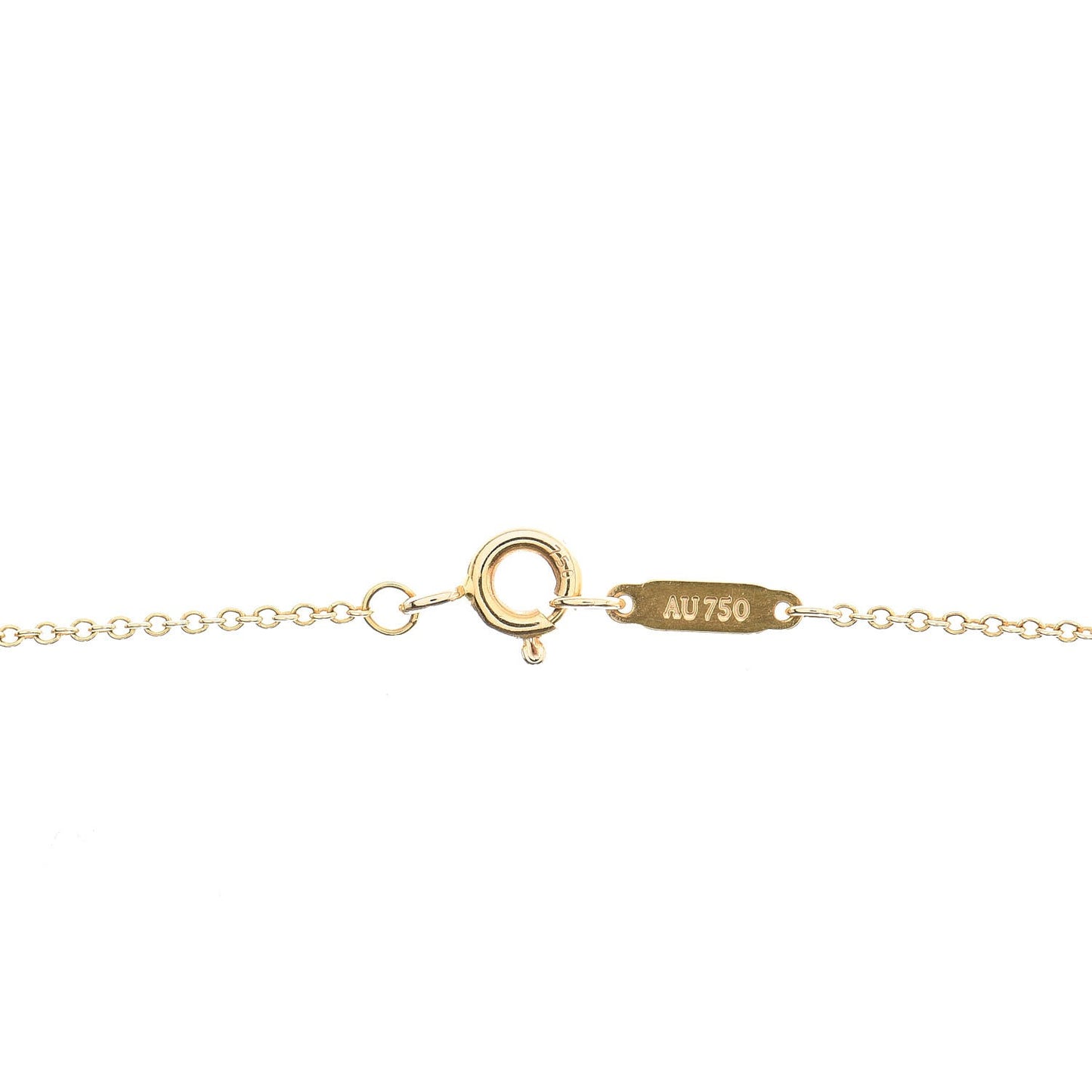 18K Yellow Gold 1837 Interlocking Circles Pendant Necklace