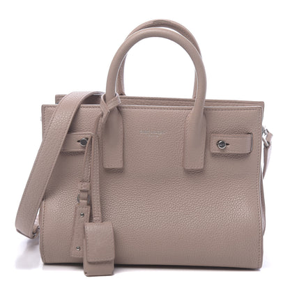 Saint Laurent Grained Calfskin Nano Sac De Jour Souple Nude 1 of 16