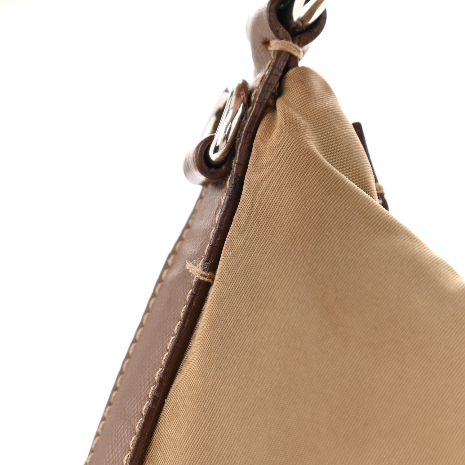Prada Tessuto Nylon Saffiano Hobo Cammeo 11 of 11