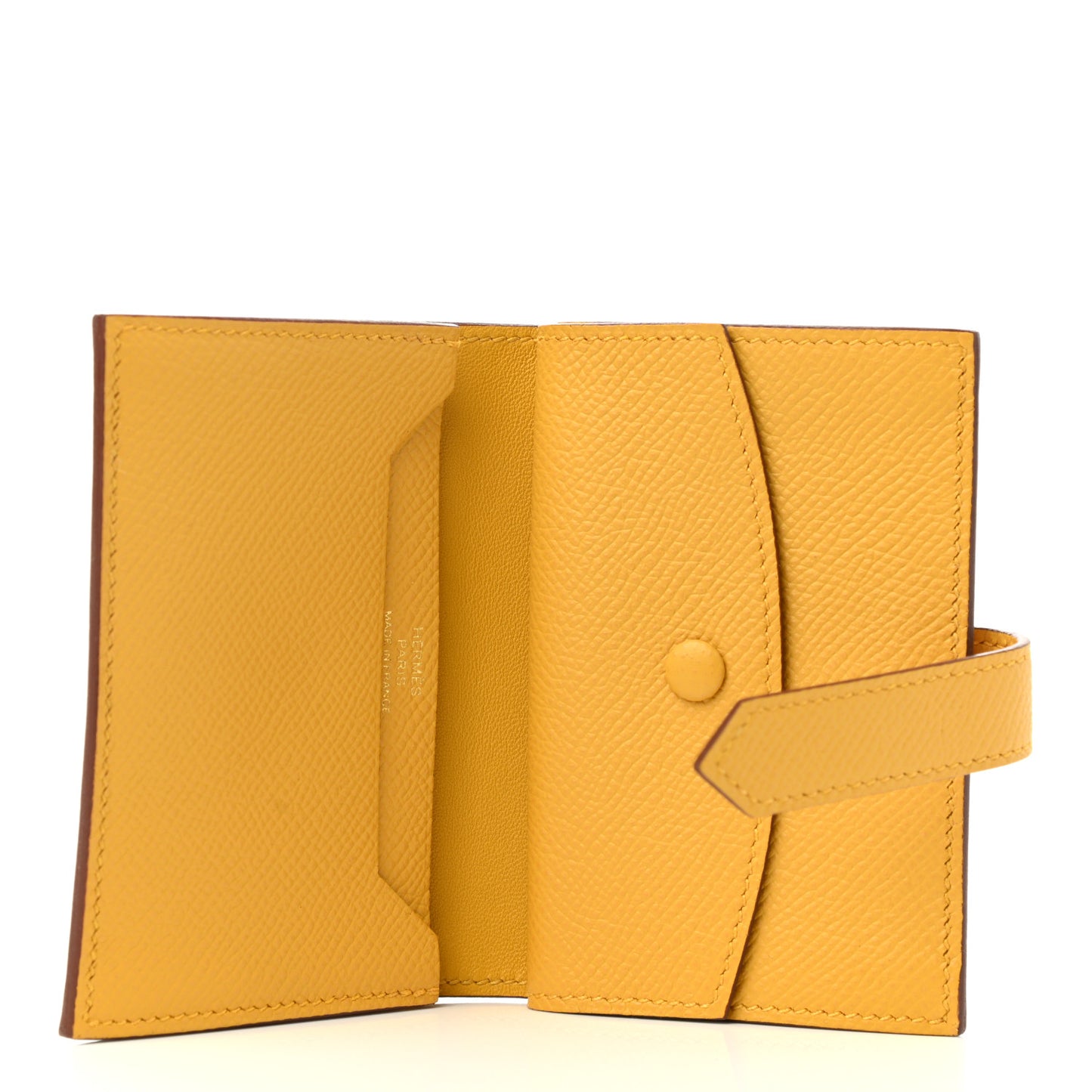 Epsom Mini Bearn Wallet Jaune Ambre