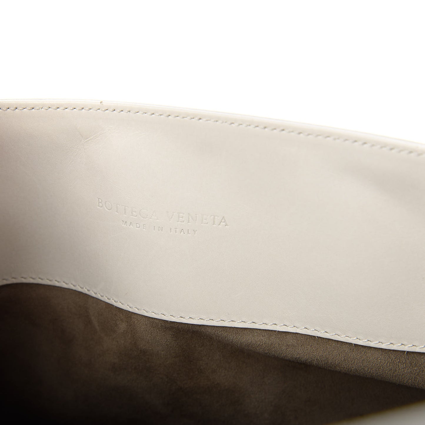 Intrecciato Rialto Shoulder Bag White