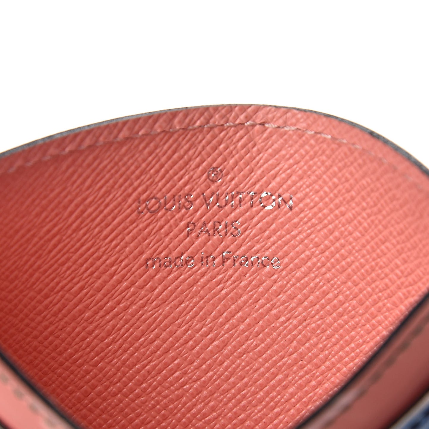 Epi Card Holder Aqua
