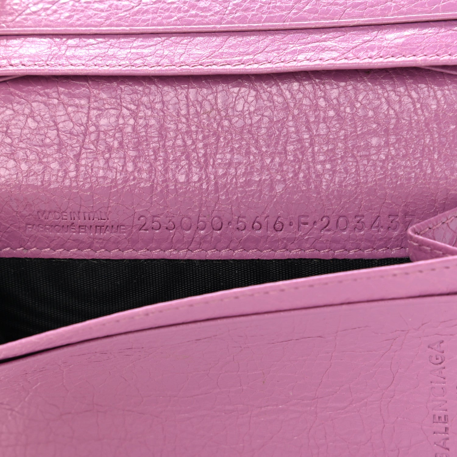 Balenciaga Agneau Classic Hardware Card Case Rose Berlingot 7 of 7