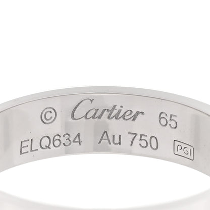 Cartier 18K White Gold 5.5mm LOVE Ring 65 11 4 of 4