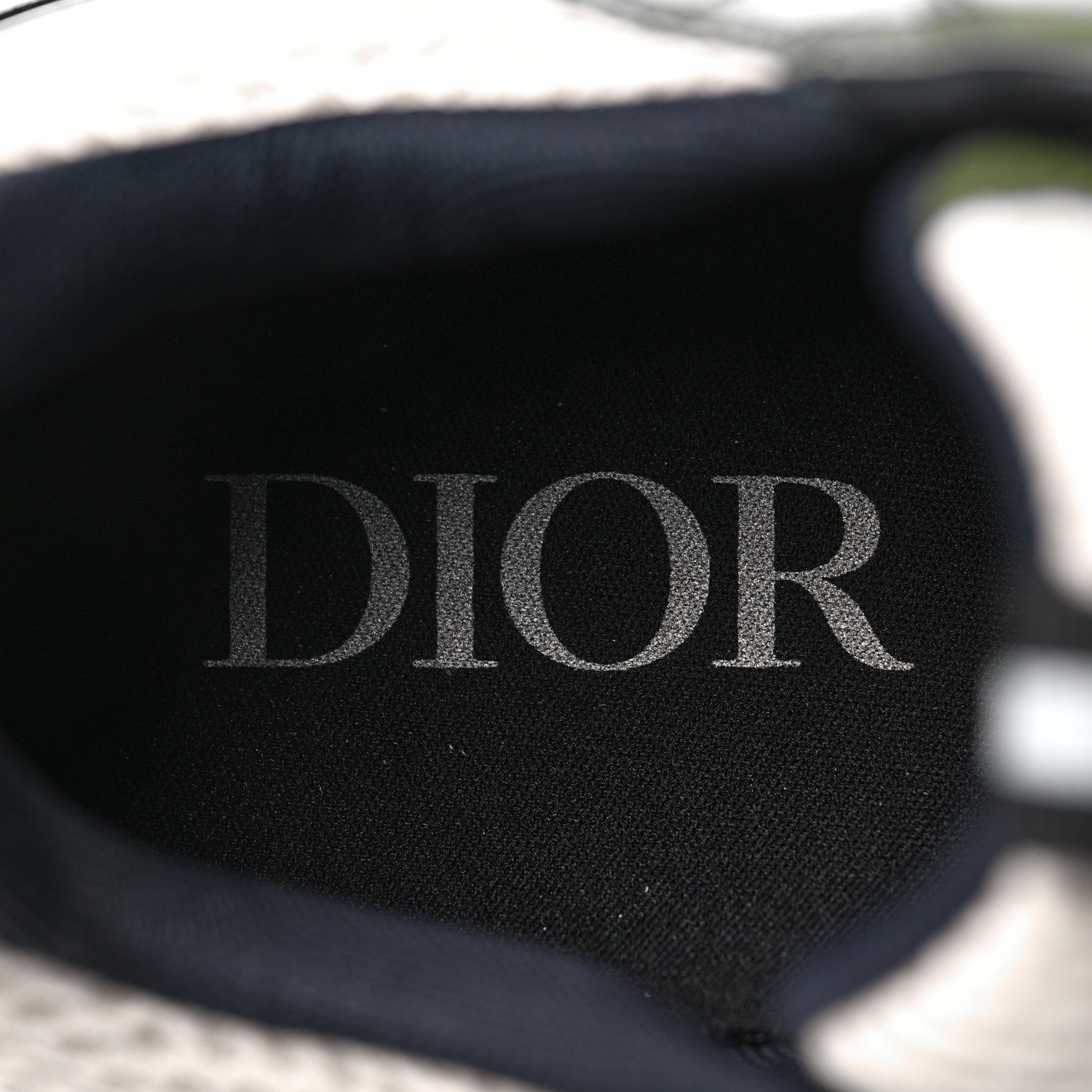 Christian Dior Technical Mesh Calfskin Mens B22 Sneakers 41 Olive Green Black Grey White 7 of 7