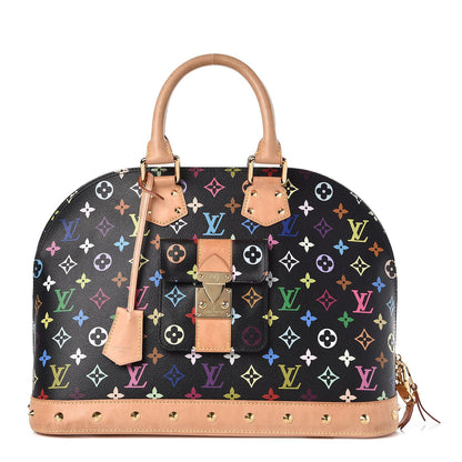 Louis Vuitton Monogram Multicolor Alma GM Black 1 of 10