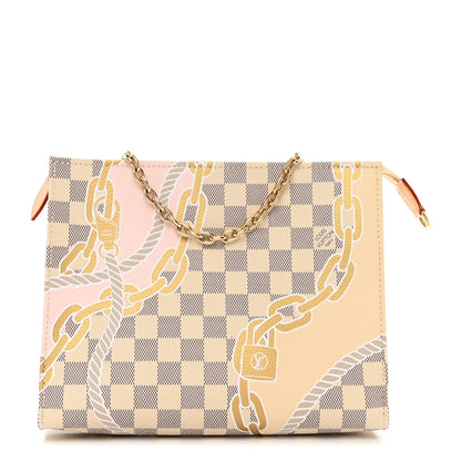 Louis Vuitton Damier Azur Nautical Toiletry Pouch On Chain 1 of 7