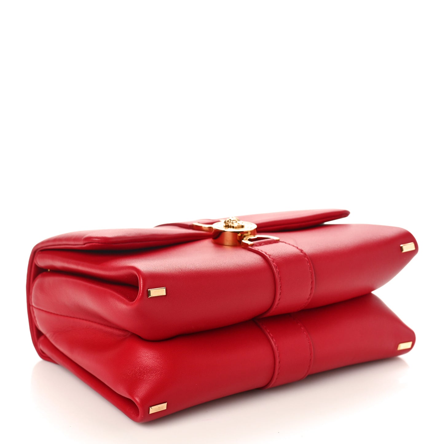 Lambskin Kleio Shoulder Bag Lipstick Red