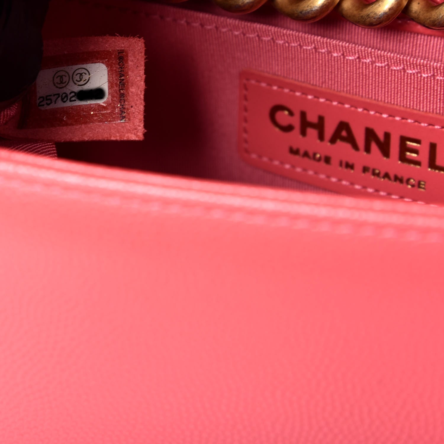 Chanel Caviar Quilted Medium Boy Flap Pink 7 of 9