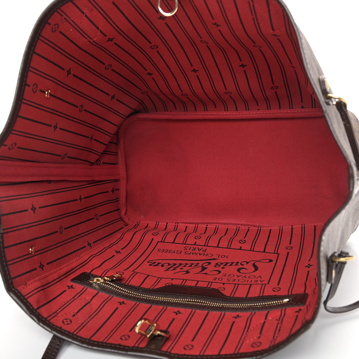 Louis Vuitton Damier Ebene Neverfull MM 5 of 11