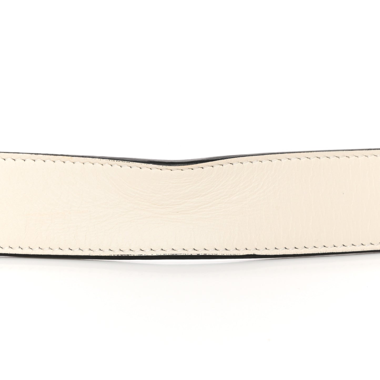 Calfskin Trapuntata Zumi 30mm Belt 85 34 White