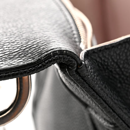 Christian Dior Grained Calfskin Medium Diorama Flap Bag Black 12 of 12