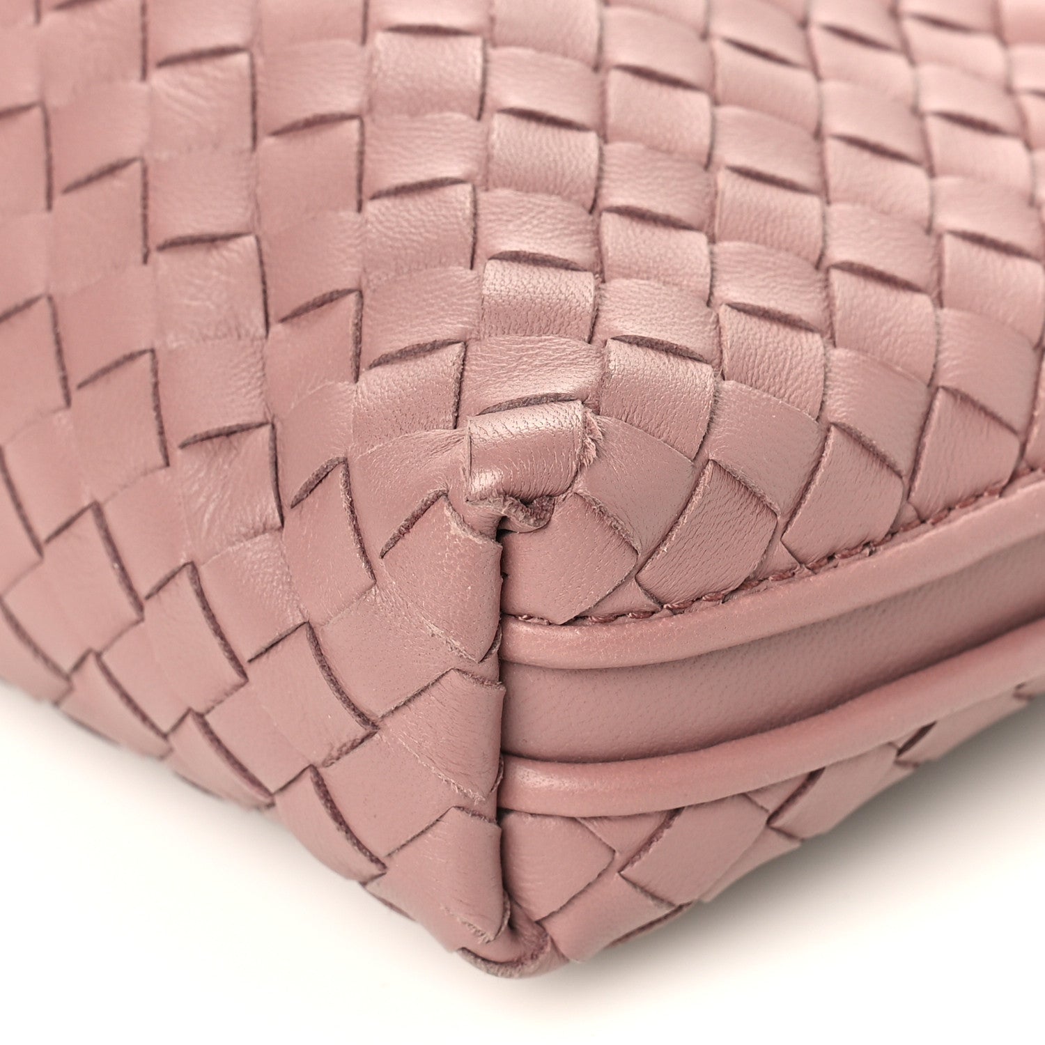 Bottega Veneta Nappa Intrecciato Nodini Crossbody Messenger Deco Rose 8 of 8