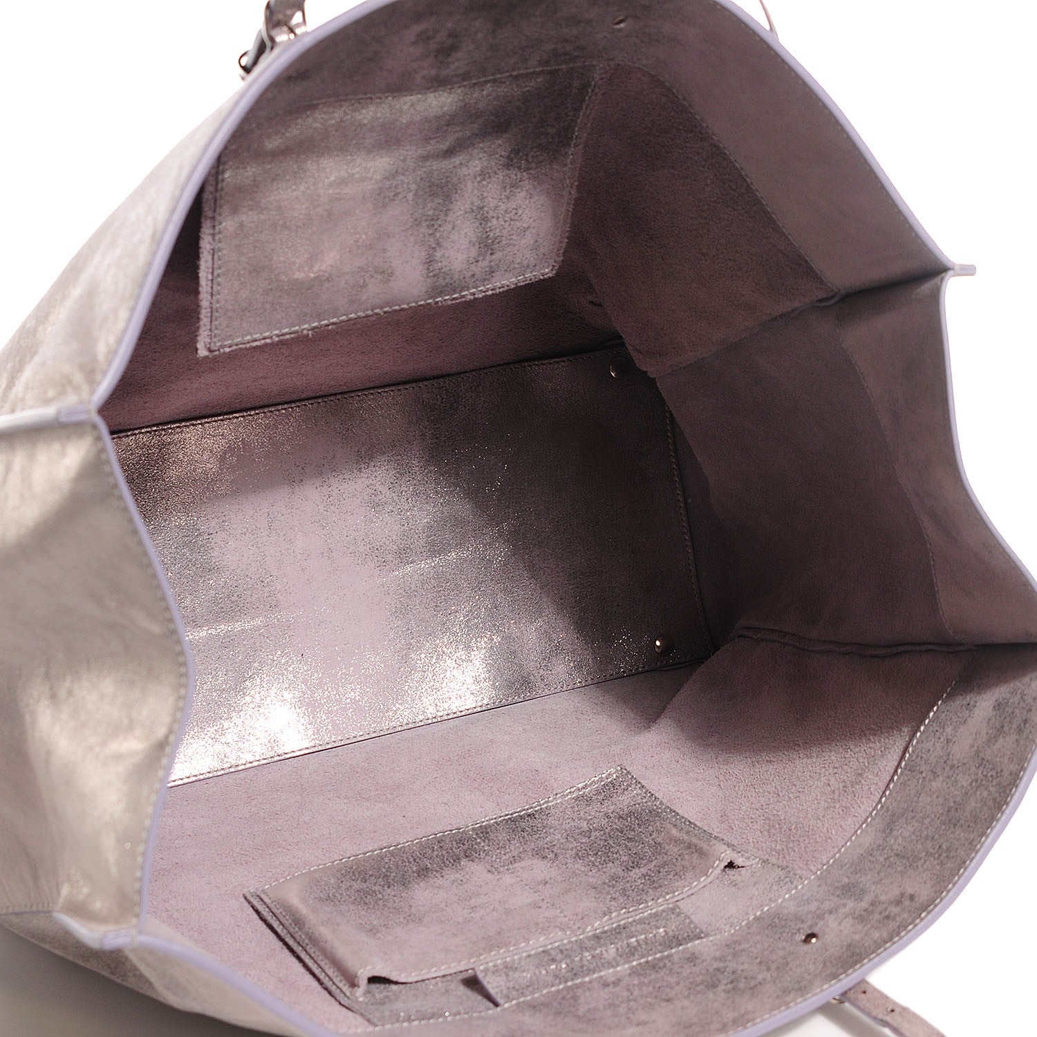Balenciaga Metallic Calfskin Milkyway Papier A4 Tote Lilac 5 of 10