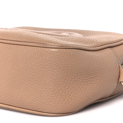 Gucci Pebbled Calfskin Small Soho Disco Bag Camelia 11 of 15