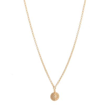 Hermes 18K Rose Gold Diamond Gambade Clou de Selle Necklace 1 of 6