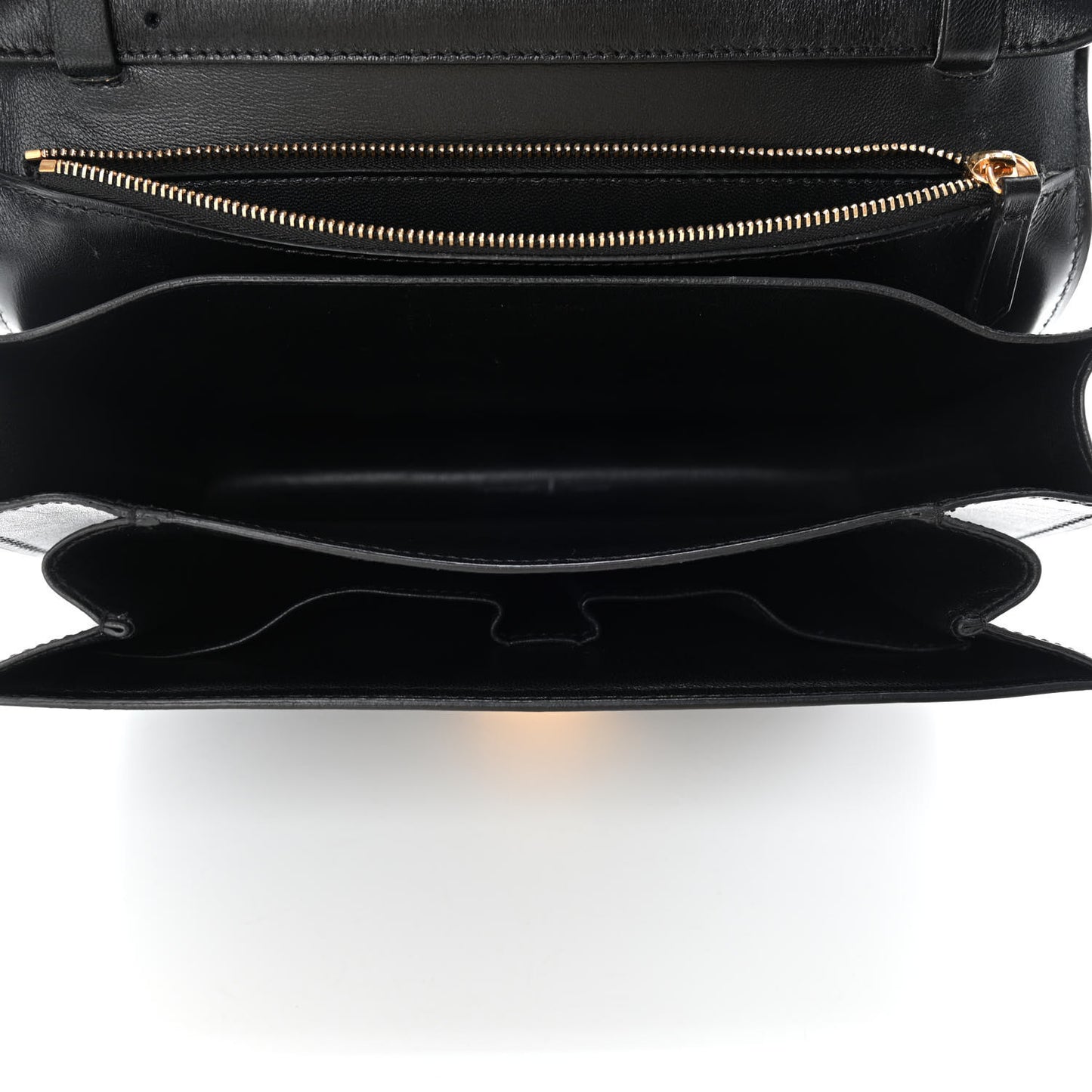 Box Calfskin Medium Classic Box Flap Bag Black