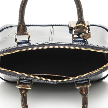 Louis Vuitton Patent Monogram Alma BB Marine 6 of 7