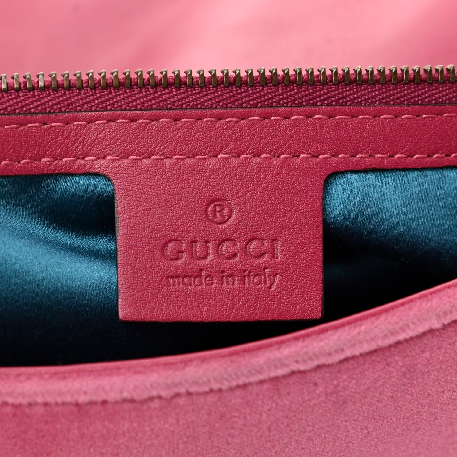 Gucci Velvet Matelasse Blind for Love Embroidered Medium GG Marmont Shoulder Bag Light Raspberry Rose Multicolor 6 of 13
