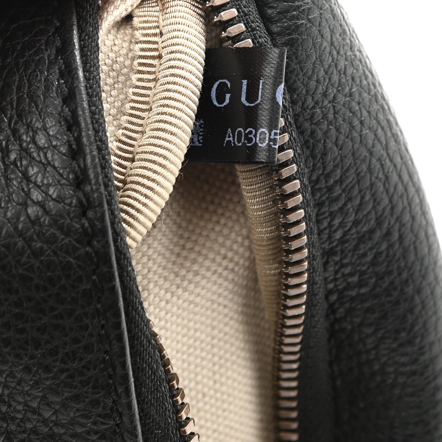 Gucci Grained Calfskin Small Logo Belt Bag Black 9 of 12